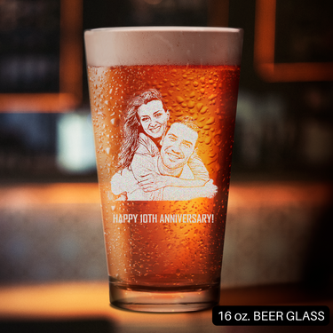 Personalized Picture Engraving on Glass | Dad Photo Gifts